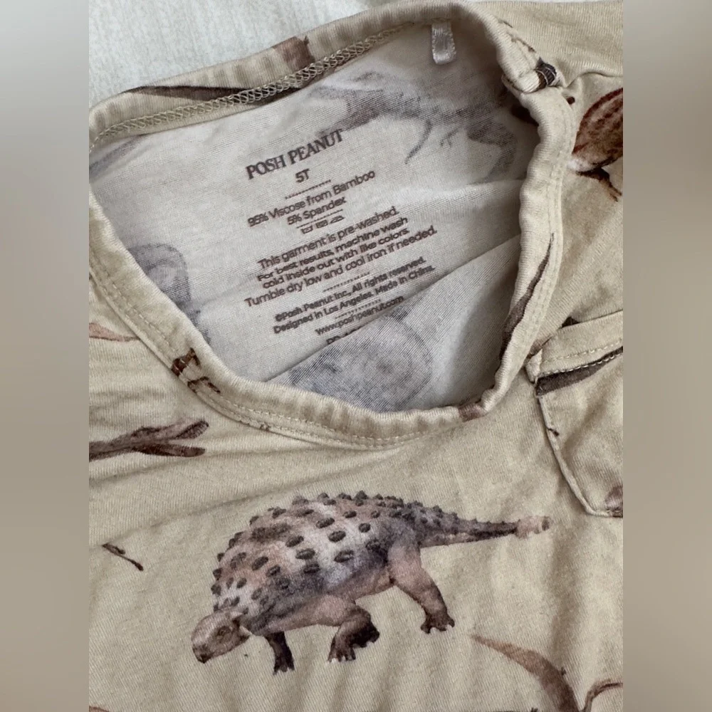 Posh Peanut Dino Pajamas - Picture 4 of 4